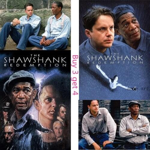 The Shawshank Redemption Poster Clear Image Wall Stickers Home Decoration High Quality Prints White Coated Paper