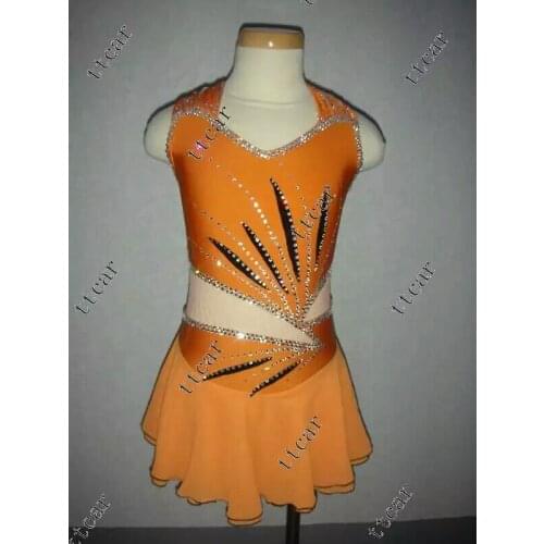 Girls Figure Skating Dresses Graceful New Brand Custom Ice Skating Dresses For Competition DR4411