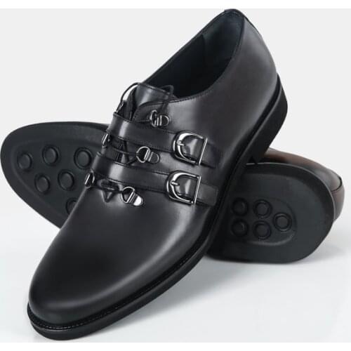 Modern Comfortable Stylish Four Season Mens Shoes Hand Painted Personalized 100% Genuine Leather