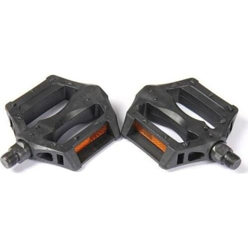 1 Pair Bicycle Pedals Plastic Mountain Bike Anti Skid Pedals Outdoors Riding Equipment Accessories Bike Parts