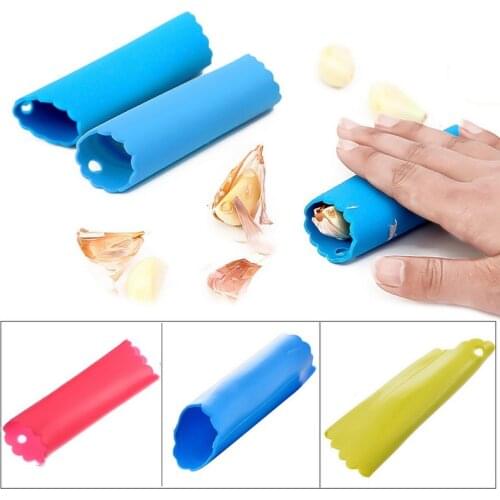 Magic Silicone Garlic Peeler Peel Easy Kitchen Tool Color Random Drop Shipping Crusher Not Hurt Hand Tool Hot Sales