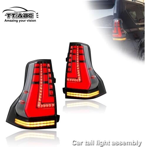 Tail Lights for Toyota Land Cruiser Prado 2010-2020 2 TT-ABC LED DRL Car Taillight Assembly Signal Auto Accessories Lamp