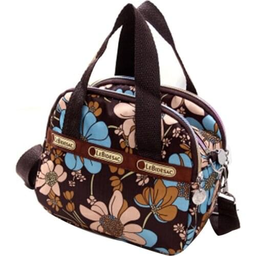 Women Messenger Bags Printing Color Contrast Casual Shoulder Crossbody Bag Handbag Best Sale-WT