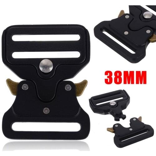 2 Sizes Metal Strap Buckles for Webbing DIY Bag Luggage Clothes Accessories Clip Buckles
