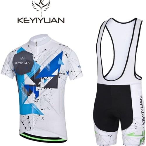 2018 men KEYIYUAN Galaxy line cycling clothing cycling Jersey Jersey Probike upper garment cycling jacket set