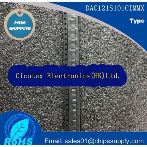 3pcs/lot DAC121S101CIMMX 121S101 MSOP8 DAC 12BIT MICROPWR R-R 8VSSOP