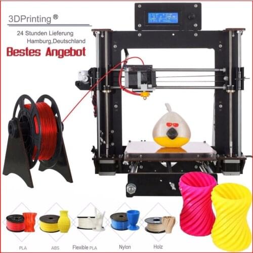 3D Printer Prusa i3 Reprap MK8 DIY MK2A Heatbed LCD Impresora 3d UK USA Stock