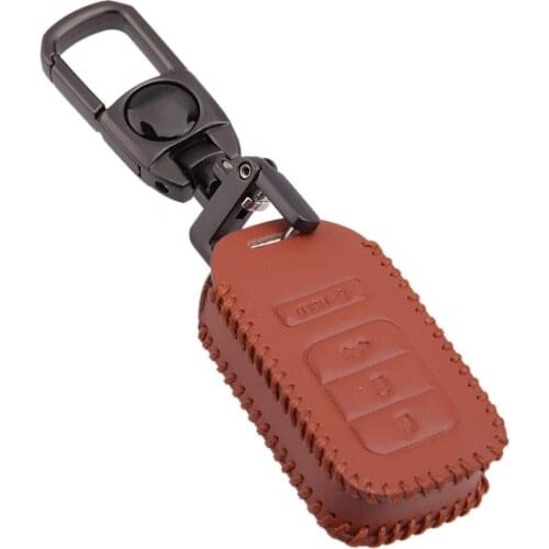 Car 4 Button Remote Key Case Cover Fob Fit for Honda Accord EX EXL Civic CR-V CRZ HR-V Pilot Ridgeline 2017