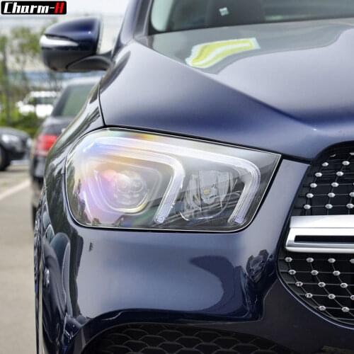 Car Headlight Self Healing Protective Film Transparent TPU Decal Sticker for Mercedes Benz GLE Class W166 C292 W167 AMG 63