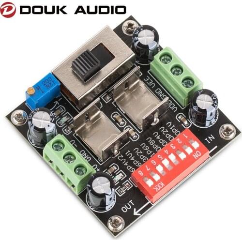 Douk Audio TPS7A4701 TPS7A3301 Adjustable Linear Power Supply Module Ultra-low Ripple LDO Regulator Board for DAC/Amplifier
