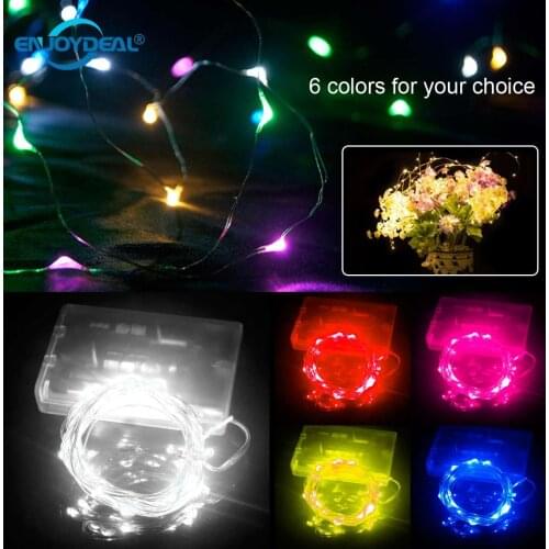 30LED Copper Wire String Light Energy efficient festival decorate light Christmas party 3M blue/Red/Pink/yellow AAA battery
