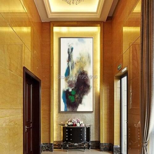 Classical abstract hand-painted oil paintings Scenic Wall paintings landscape cloud handmade oil painting on canvas living room
