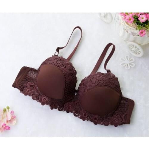 Cute girl bra series Buy 3 get 1 sexy bra gather small chest gather side income adjustment Lingerie comfortable 313