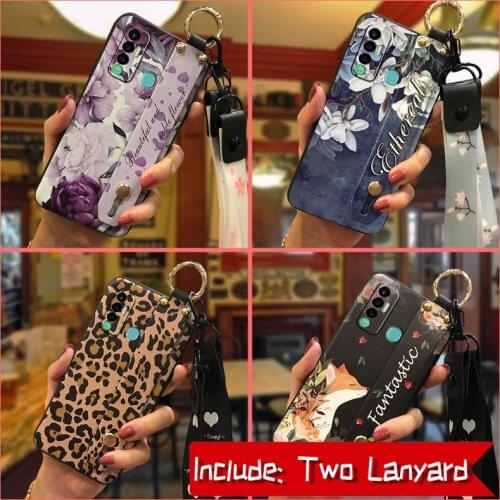 Soft Flower Phone Case For Tecno Spark 7P Durable Dirt-resistant For Woman New Arrival Shockproof