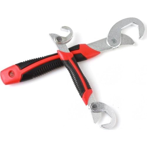 Spanner key sets kits. 2pcs 9-32mm Set Multi-function Adjustable Quick Universal Wrench Spanner Hand Tool Set