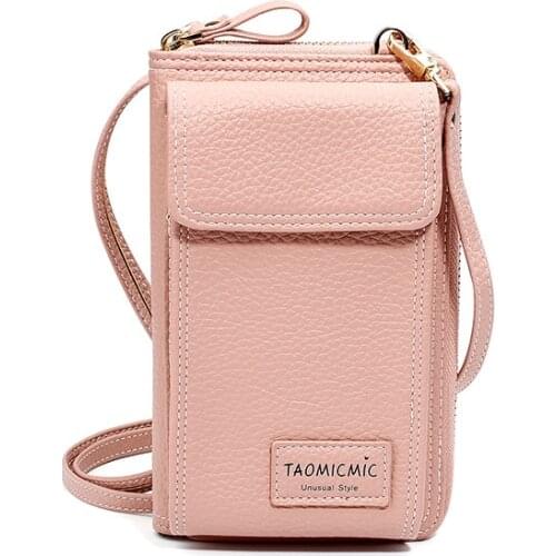 New Mobile Baggage Girls Slant Bag and Vertical Mini Wallet in 2019