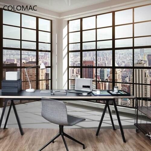 Colomac Custom 3D Outside The Window Architectural Landscape Wallpaper KOL Photo Background Mural Bedroom Decor Drop Shopping