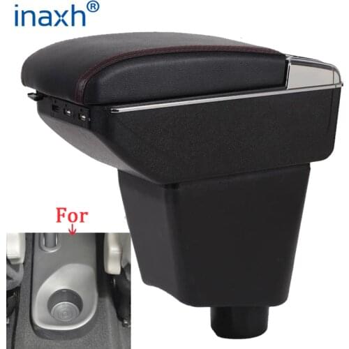 For Renault Clio 4 Armrest For Renault Clio 3 III IV Car Armrest box Car accessories Storage box cup holder ashtray USB