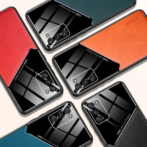 Luxury Silicone Car Magnetic Holder Phone Case For Samsung Galaxy M51 M31 M30S A12 A20 A52 Ultra-thin Leather Protection Funda