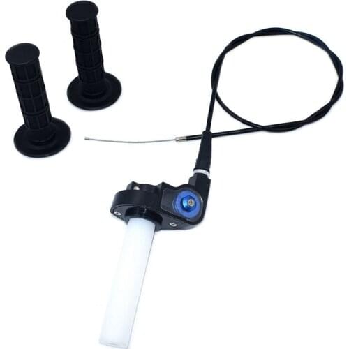 Handle Grip Motorcycle with 1/4 Quick Turn Throttle Dirt Pit Bike Motocross 7/8" Handlebar Hand Grips KTM CRF kayo Chinese bike