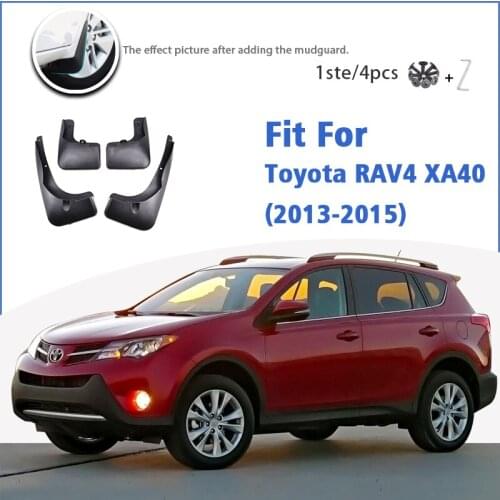 Mudguard For Toyota RAV4 XA40 2013-2015 Front Rear 4pcs Mudflaps Mudguards car Accessories Mud Flap Splash Guards Fender
