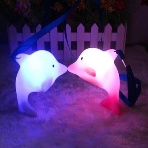 LED Night Light Baby Cute Whale Children Night Lamp Toy Lights Dolphin Whale Glow Party Supplies Party Decoration