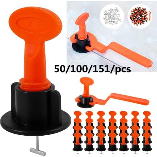 50-151pcs/sets Level Wedges Tile Spacer Reusable Wall Tile Leveling System Leveler Locator Spacer Plier Wedges Spacer Tile Plier