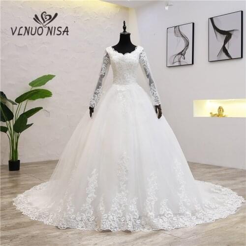 VLNUO NISA V-neck Wedding Dresses