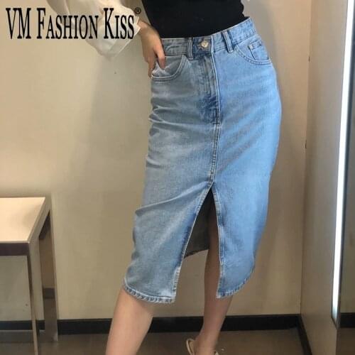 Юбки-карандаши с разрезом VM FASHION KISS China At AliExpress