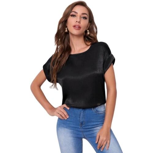 New Women Elegant Leisure Casual T-Shirt Floral Print Versatile Plus Size Femme the Top Summer Short Sleeve Chiffon Hot Tee