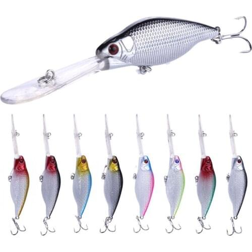 11cm 9.2g Hard Bait Long Tongue Minnow Crankbait Fishing lure Bass Fishing Tools