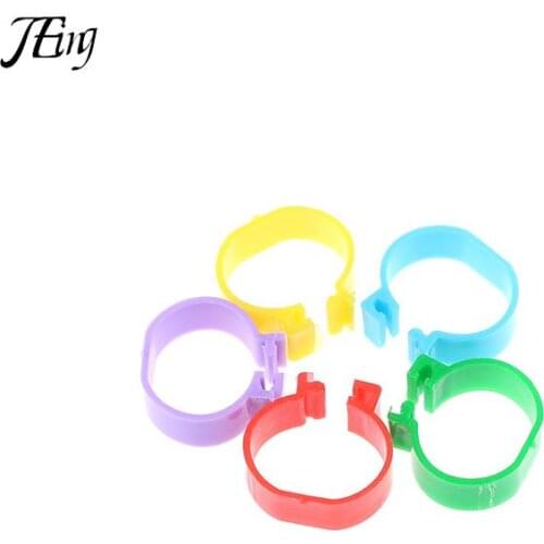 20 pcs diameter 2.0 cm Inside Chicken Ring Hen Leg Pigeon Band Poultry Dove Birds Quail Goose Chicks Duck Parrot Clip Rings