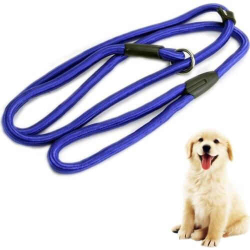 60% Dropshipping!!Pet Dog Adjustable Nylon Rope Training Lead Strap Outdoor Elastic Traction Leash