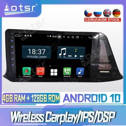 Android10 PX6 128G For Toyota C-HR 2017 Carplay Car DVD GPS Navigation Auto Radio Stereo Video Multimedia Player HeadUnit 2din