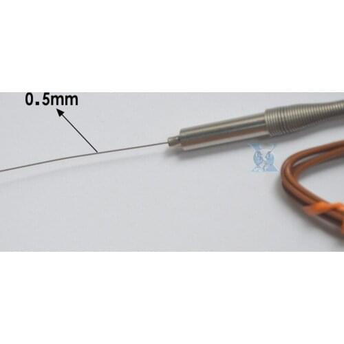 Free Ship Custom Original Thermocouple glowing filament temperature sensor wire 0.5*150mm KMTXL-020G-6 thermoelement line