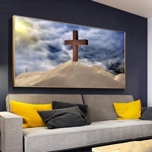 Large DIY Diamond Painting Religion Jesus Cross Christ Diamond Mosaic Cross Stitch Square Round Drill Diamond Embroidery N1162