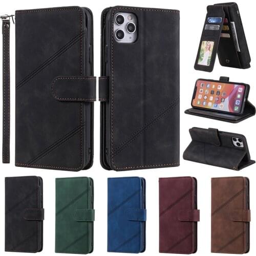 Case For Samsung Galaxy J3 J310 J320 J330 J5 Pro J530 J7 2017 J730 Multi-Functional Leather Wallet Case with 9 Credit Card Slot