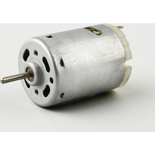 11mm Long Shaft Motor 385 DC Motor Toy Accessories 6-12V 3000-12000rpm, Shaft Diameter 2.3mm, Motor for DIY Model Making