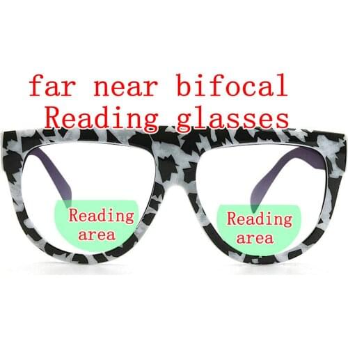 Outdoor Transition Photochromic Bifocal Reading Glasses for Womens Far Near Multifocal Driving Multifocal Sunglasses Readers NX