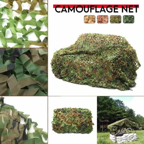 Multi-size Jungle Camouflage Net Camo Net Ultralight Car Camping Garden Tent Awning Sun Shelter Filet Camouflage Mesh