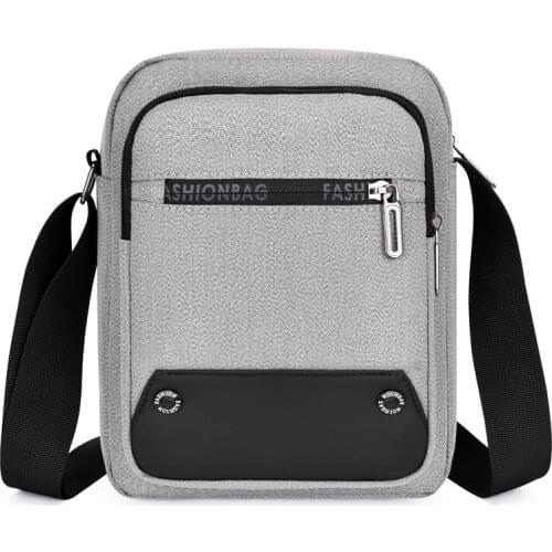 Men Oxford Crossbody Bags Travel Casual Top-handle Messenger Bag Outdoor Handbag Travel School Retro Tote Zipper Shoulder Bag