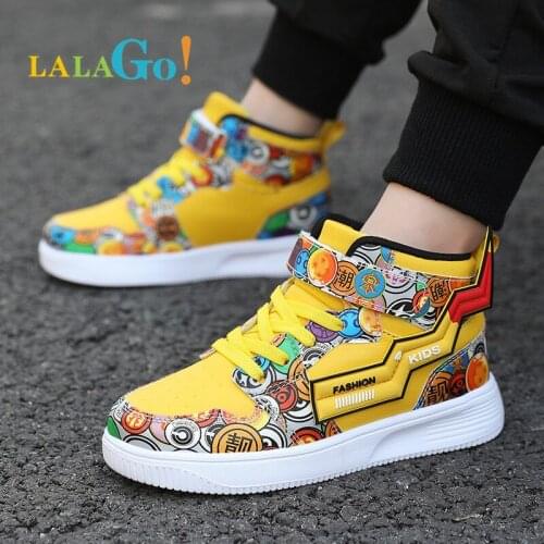 2021 Autumn New Childrens Basketball Shoes For Boys Non-slip Kids Sport shoes boys sneakers Outdoor Sneakers Boy Trainers