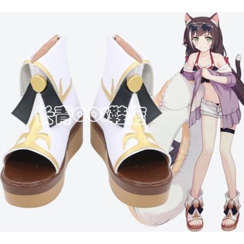 Princess Connect Re:Dive Guild Gourmet Edifice Beast Kiruya Momochi Kyaru Summer Version Game Cosplay Shoes Boots C006