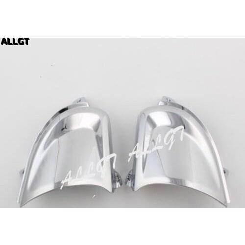 ALLGT Front Chrome Headlight Cover Trims Fits Honda Gold Wing GL1800 2001 2002 2003 2004 2005 2006 2007 2008 2009 2010 2011