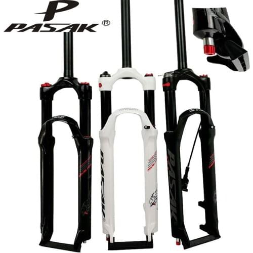 Pasak Mountain bicycle Fork 26in 27.5in 29 inch MTB bikes suspension fork air damping front fork remote and manual control HL RL
