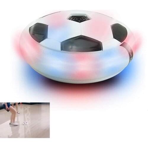 Indoor Suspended Air Toy Ball Flashing Football with lights Aerodynamic Soccer Suspension Floating Hockey Childrens Toys
