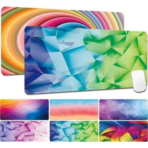 Durable PU Leather Large Gaming Mouse Pad Waterproof Desk Mat Computer Mousepad Keyboard Table Protector 60x30/80x30cm