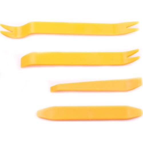 4pcs New Auto Audio Door Clip Panel Trim Dash For CD DVD Radio Removal Pry Tool Set Car Panel Removal Refit Tools