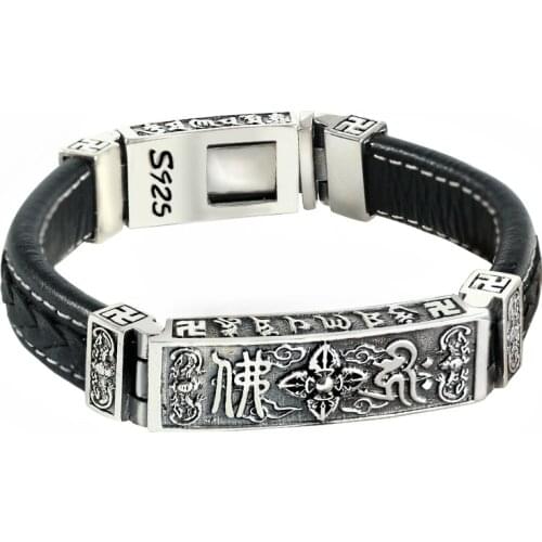 Мужские кожаные браслеты Unibabe China At AliExpress