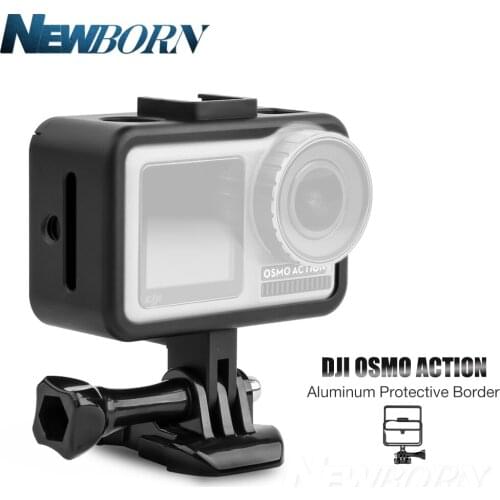 Aluminum Alloy Protective Frame OSMO Action Shell Housing Frame Case For DJI Osmo Action Camera Mount Holder Adapter accessories